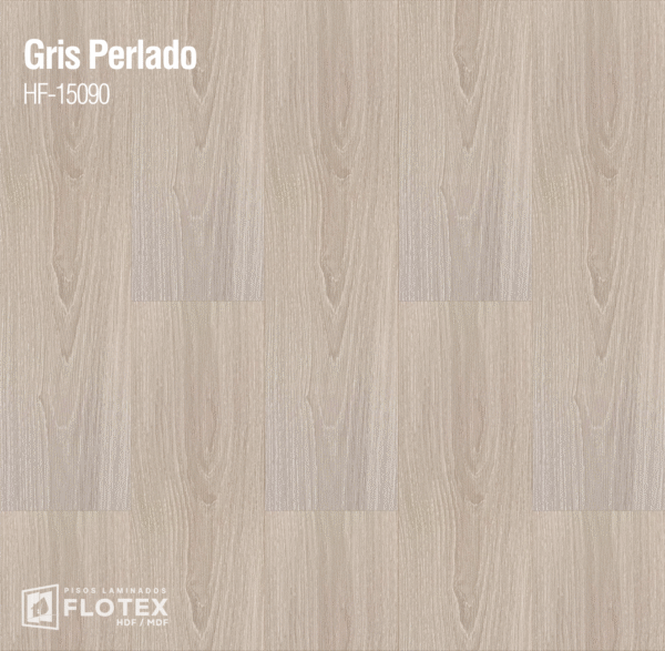 Piso laminado HF-15090 - Gris Perlado Flotex
