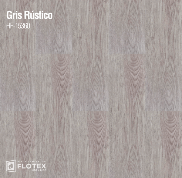 Piso laminado HR-15360 - Gris Rustico Flotex